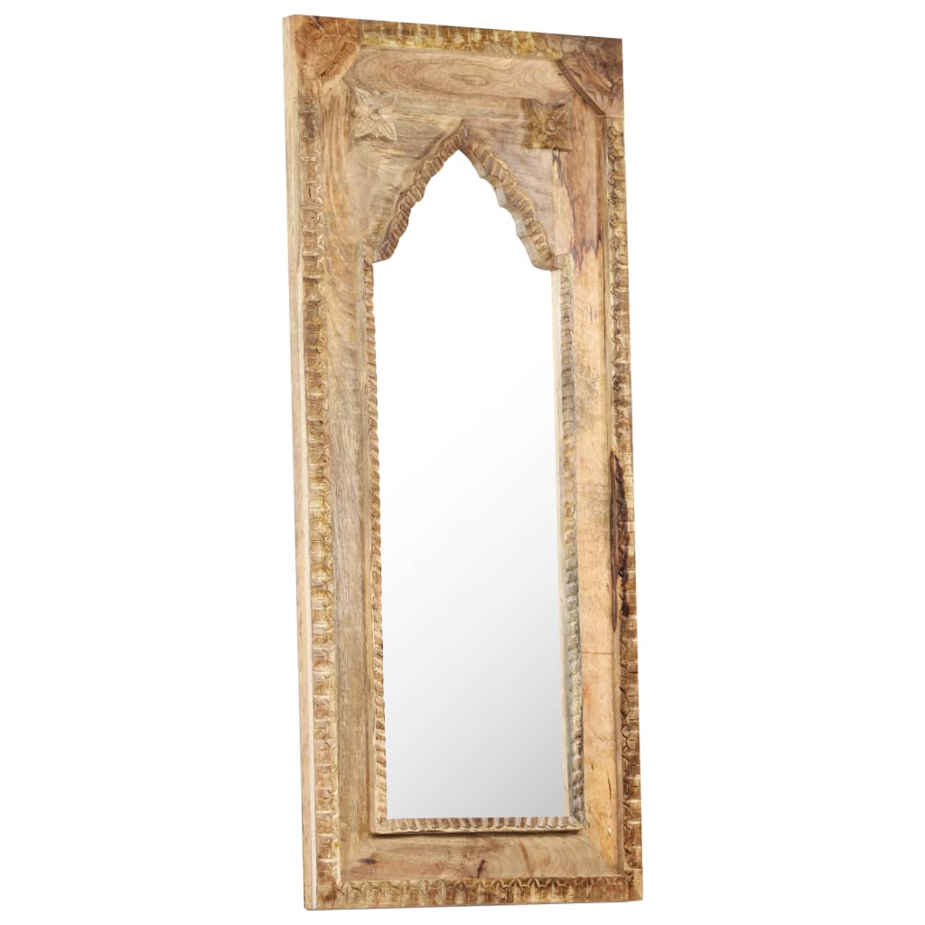 Mirror 50X3X110 Cm Solid Mango Wood